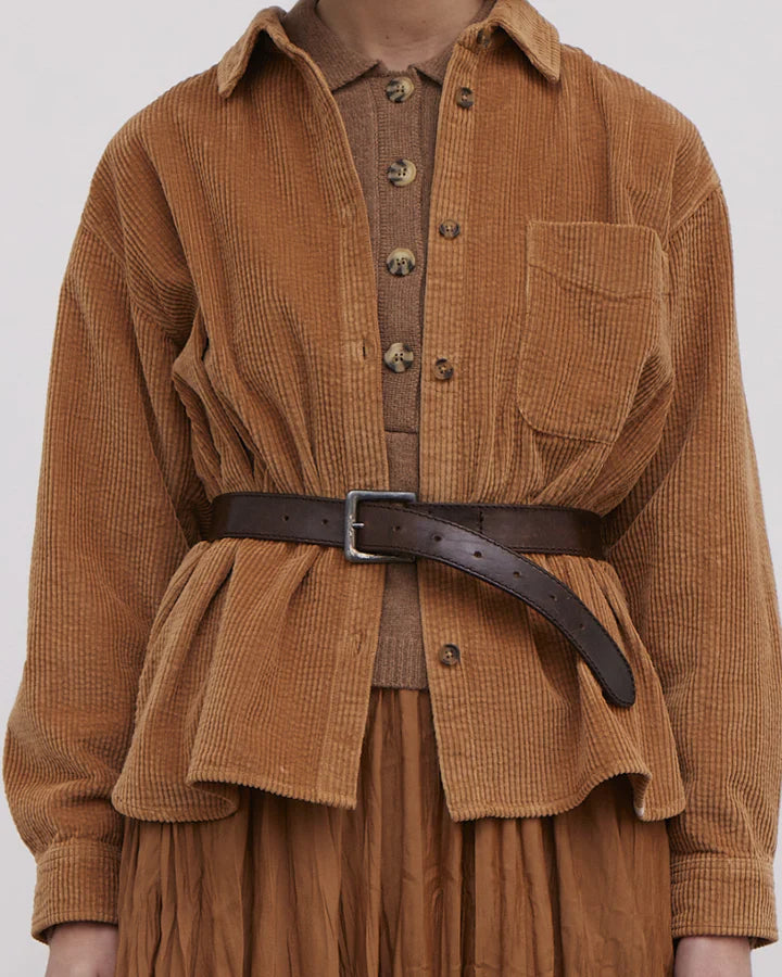 ESMÉ STUDIOS Skjorte - ESMaxia Boxy Skjorte i Chipmunk