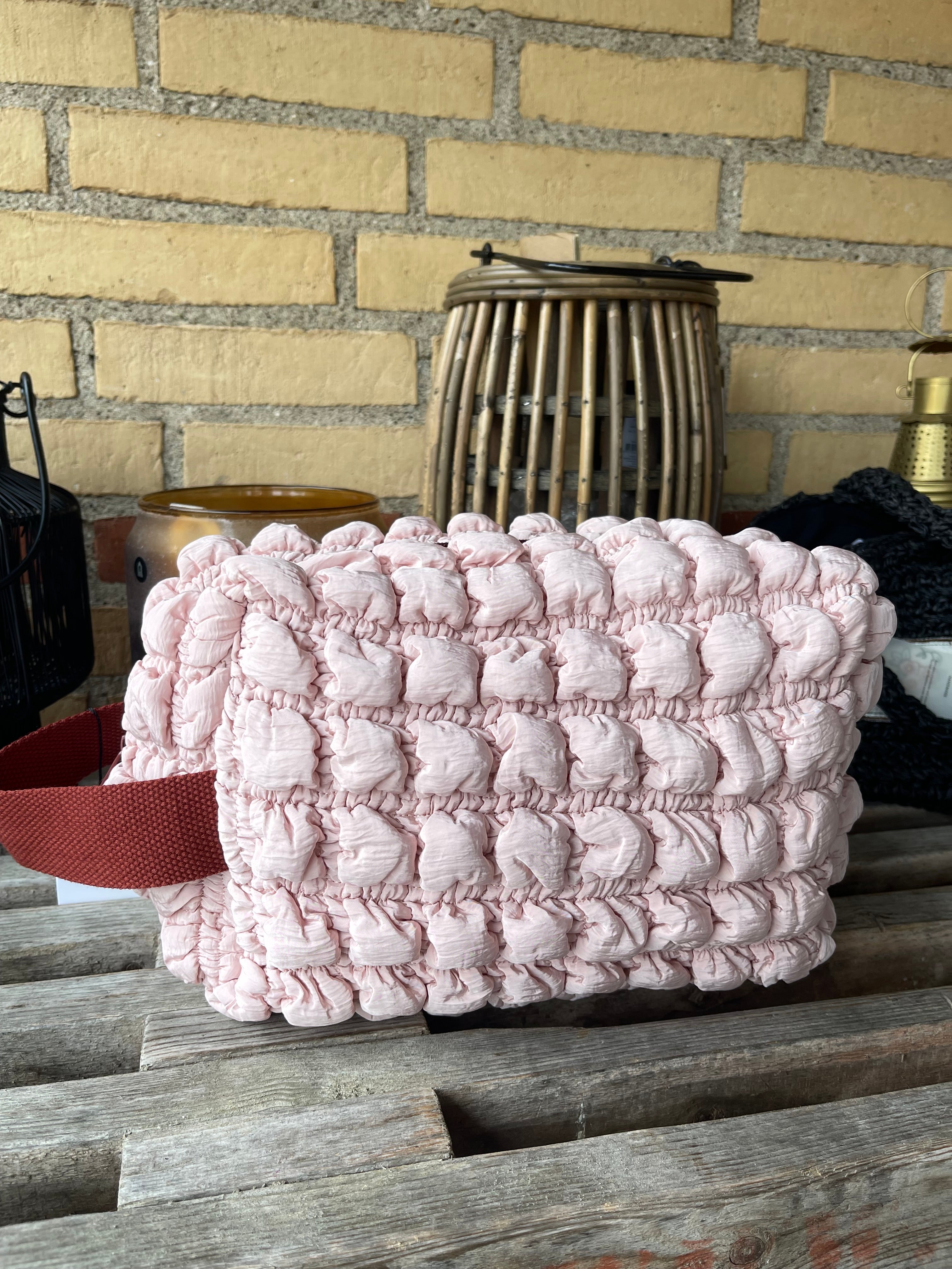 C´est Bon Toilettaske - Quiltet Toilettaske Stor i Pink