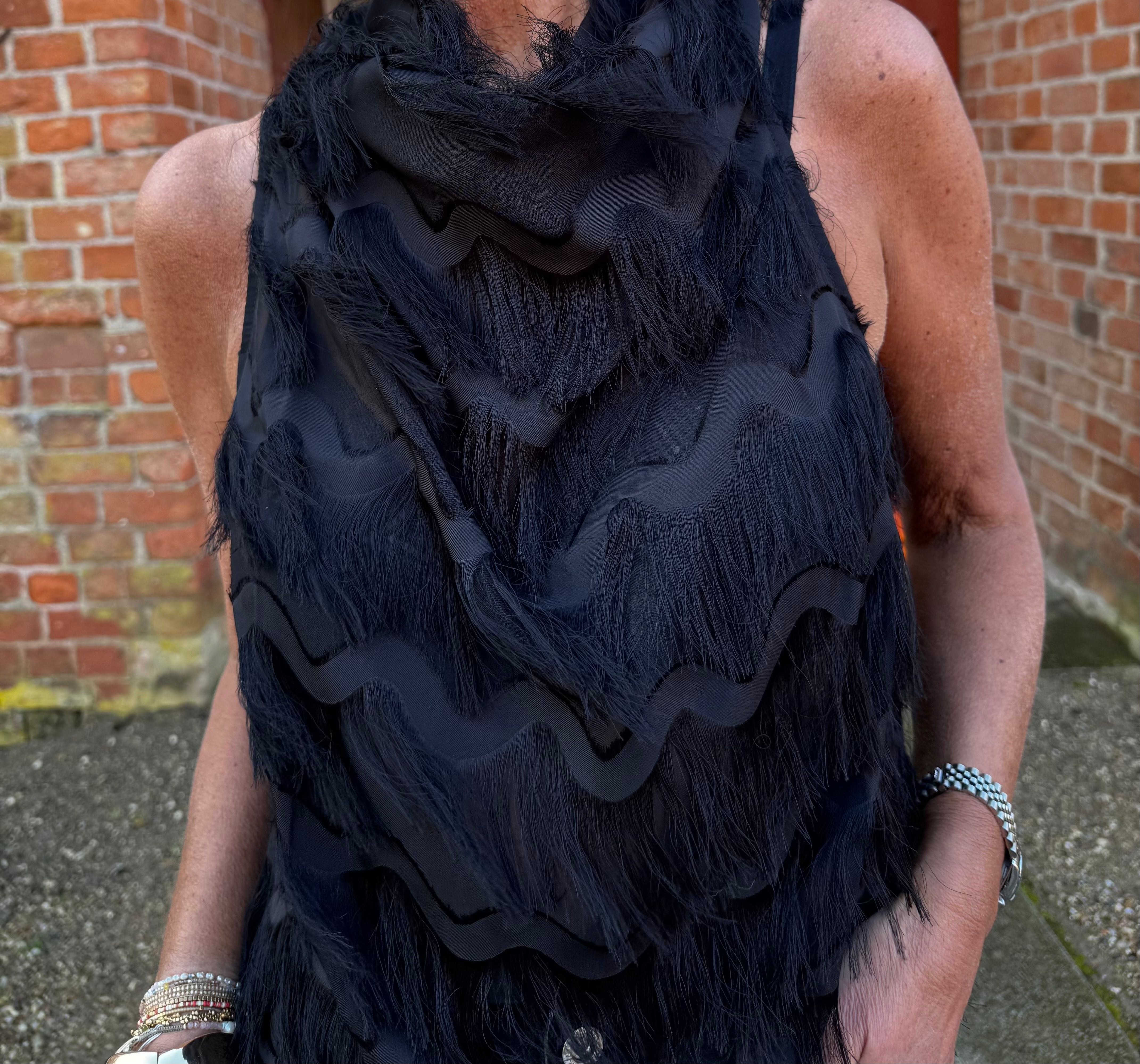 Gossia Bluse - AsjaGO Top i Sort