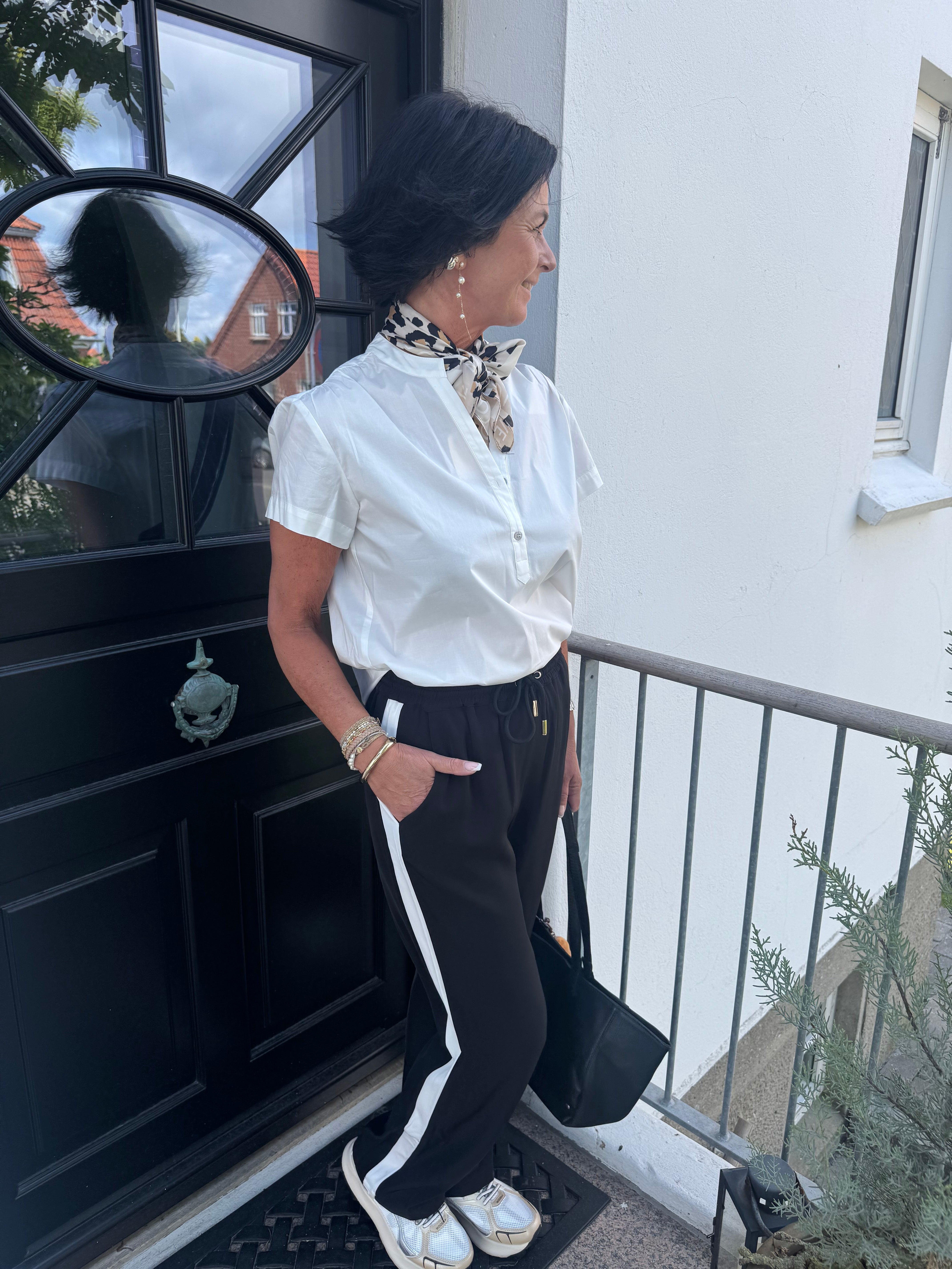 PBO Bluse - PBOKila Bluse i Star White