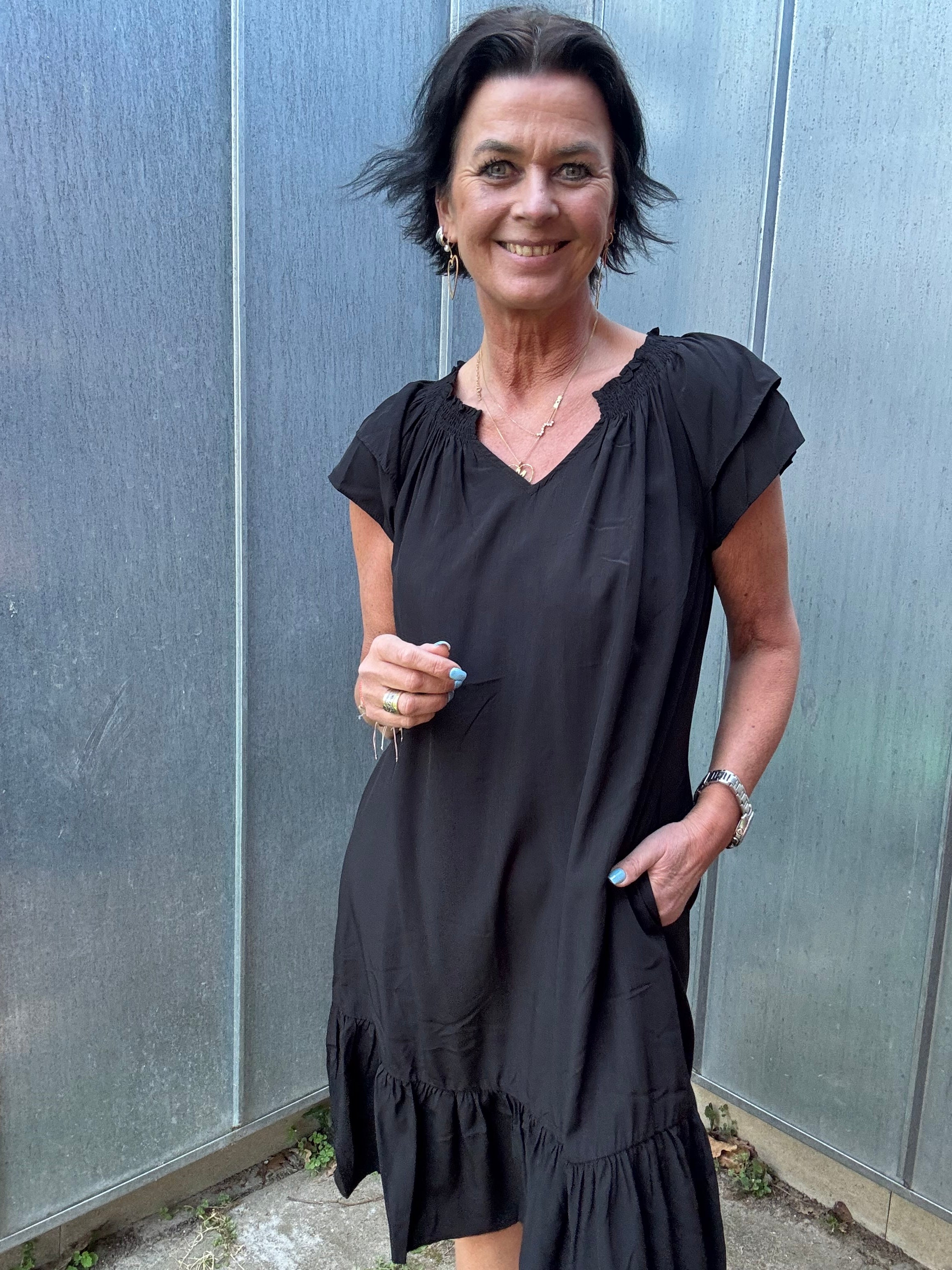 Co´Couture Kjole - SunriseCC Crop Kjole i Sort