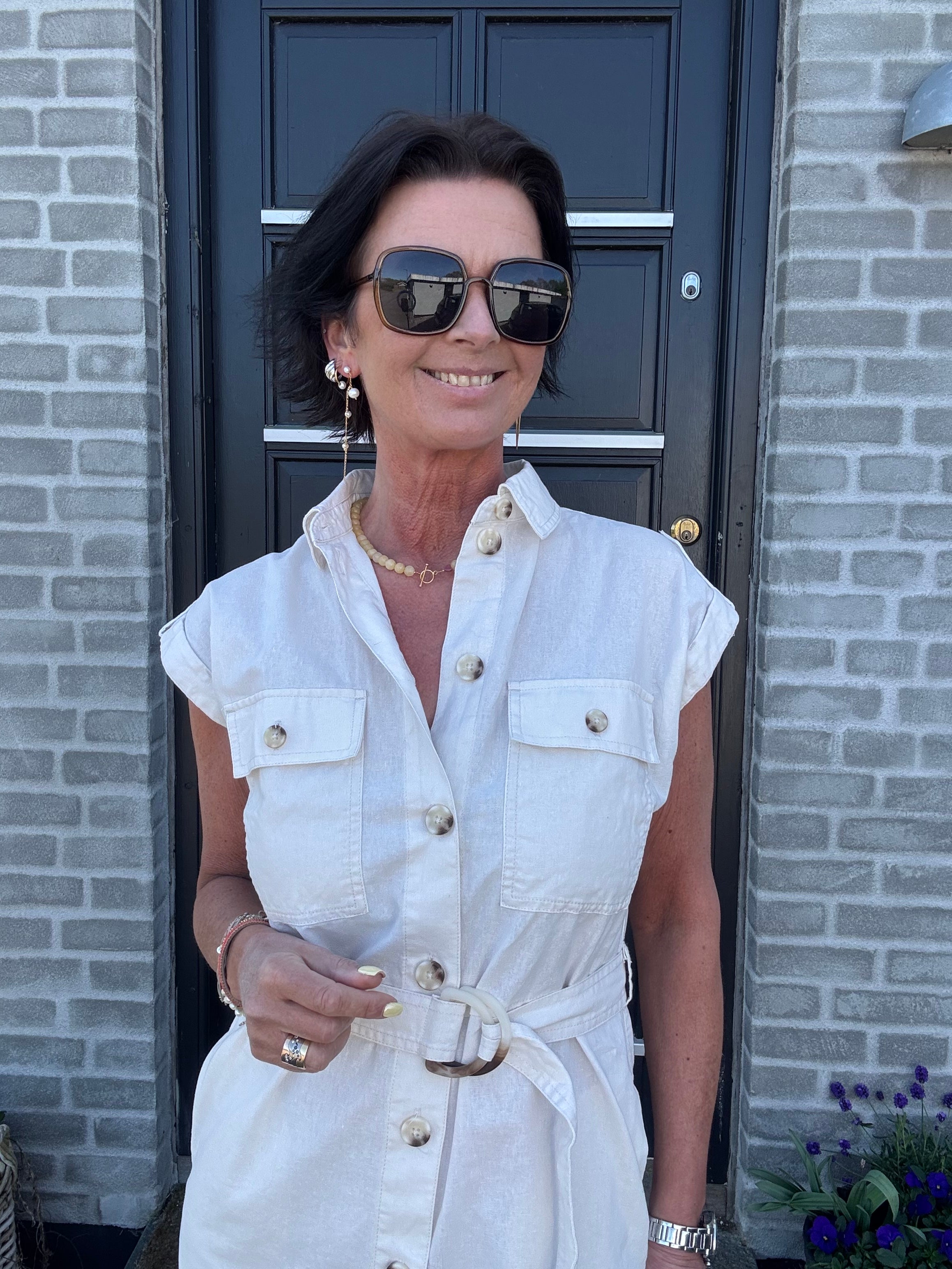 Garcia Kjole - 50282 Kjole i Beige Stone