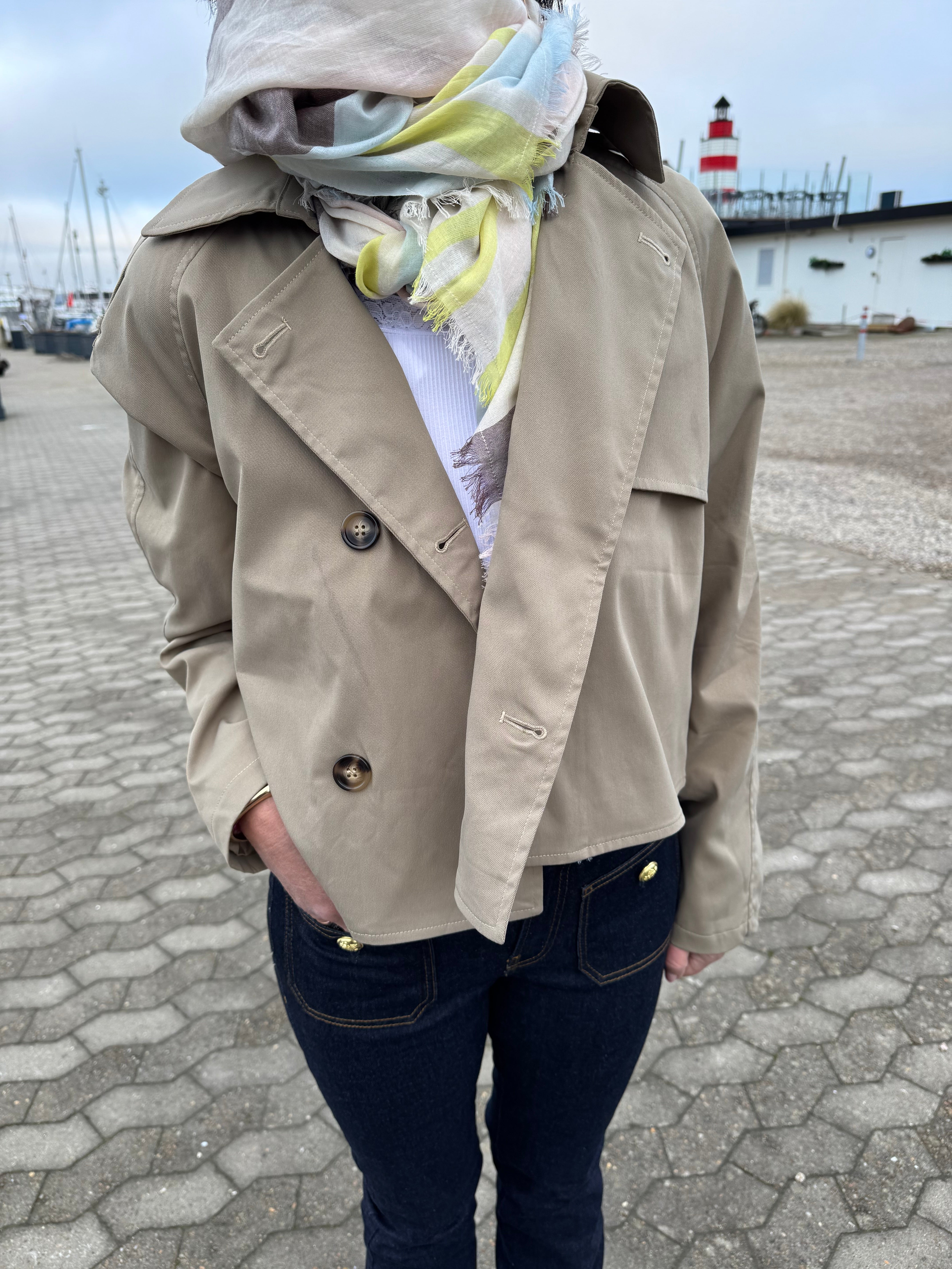 Coster Copenhagen Jakke - CC Heart Alicia Kort Trenchcoat