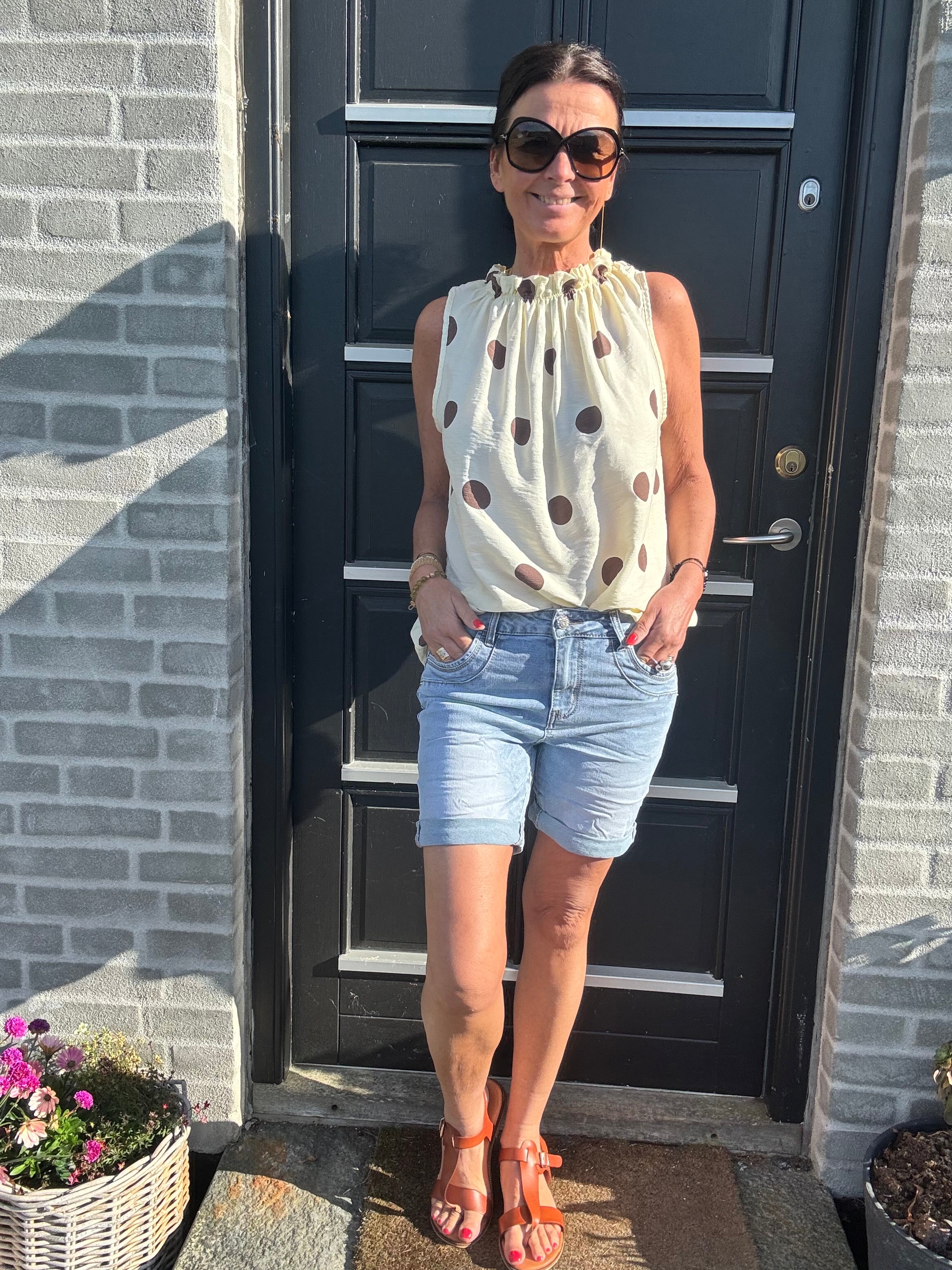MARTA du château Shorts - S26157 MdcSamara Shorts i Denim