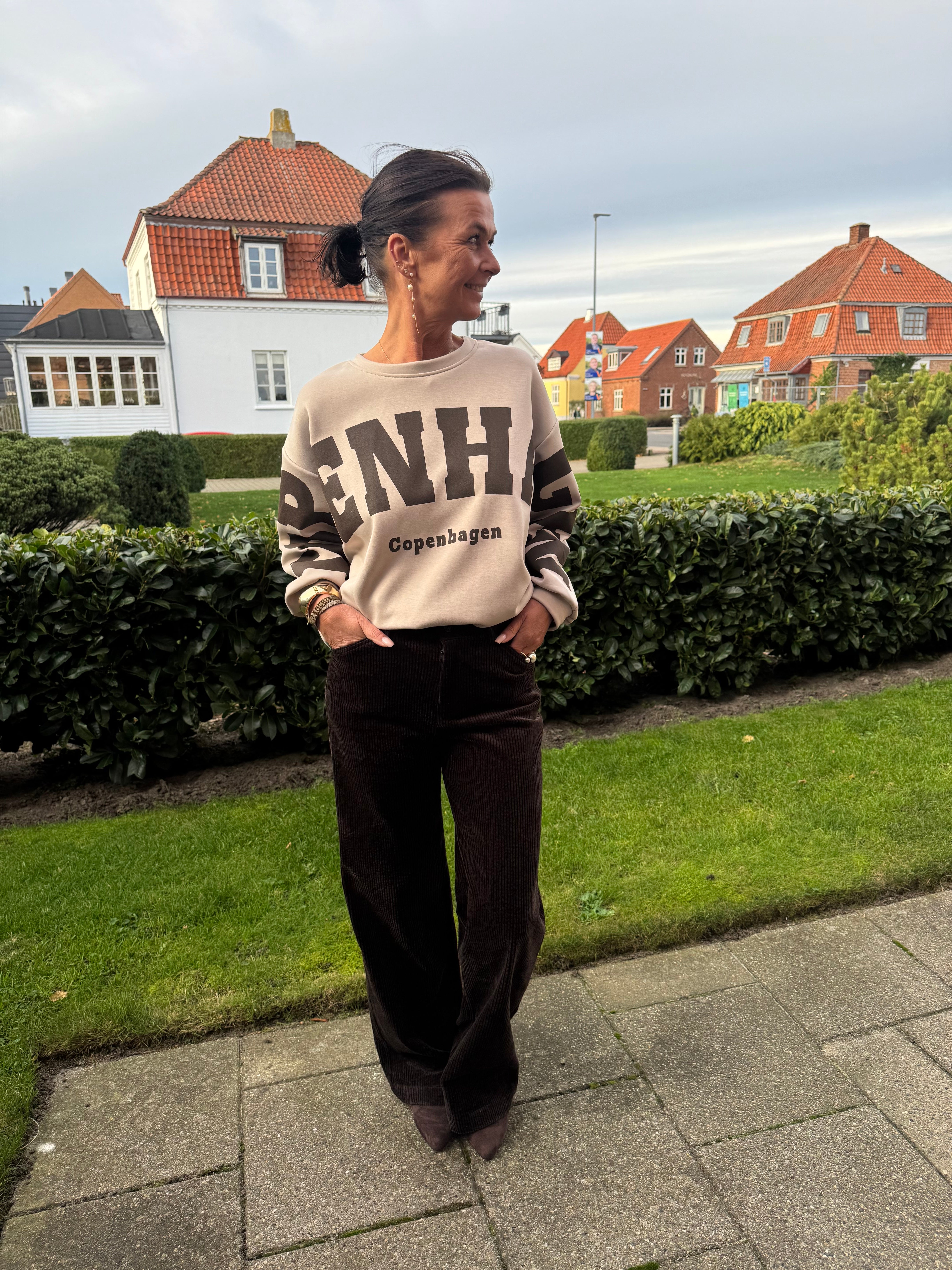 MARTA du château Strik - MdcHibiscus Sweatshirt i Beige New