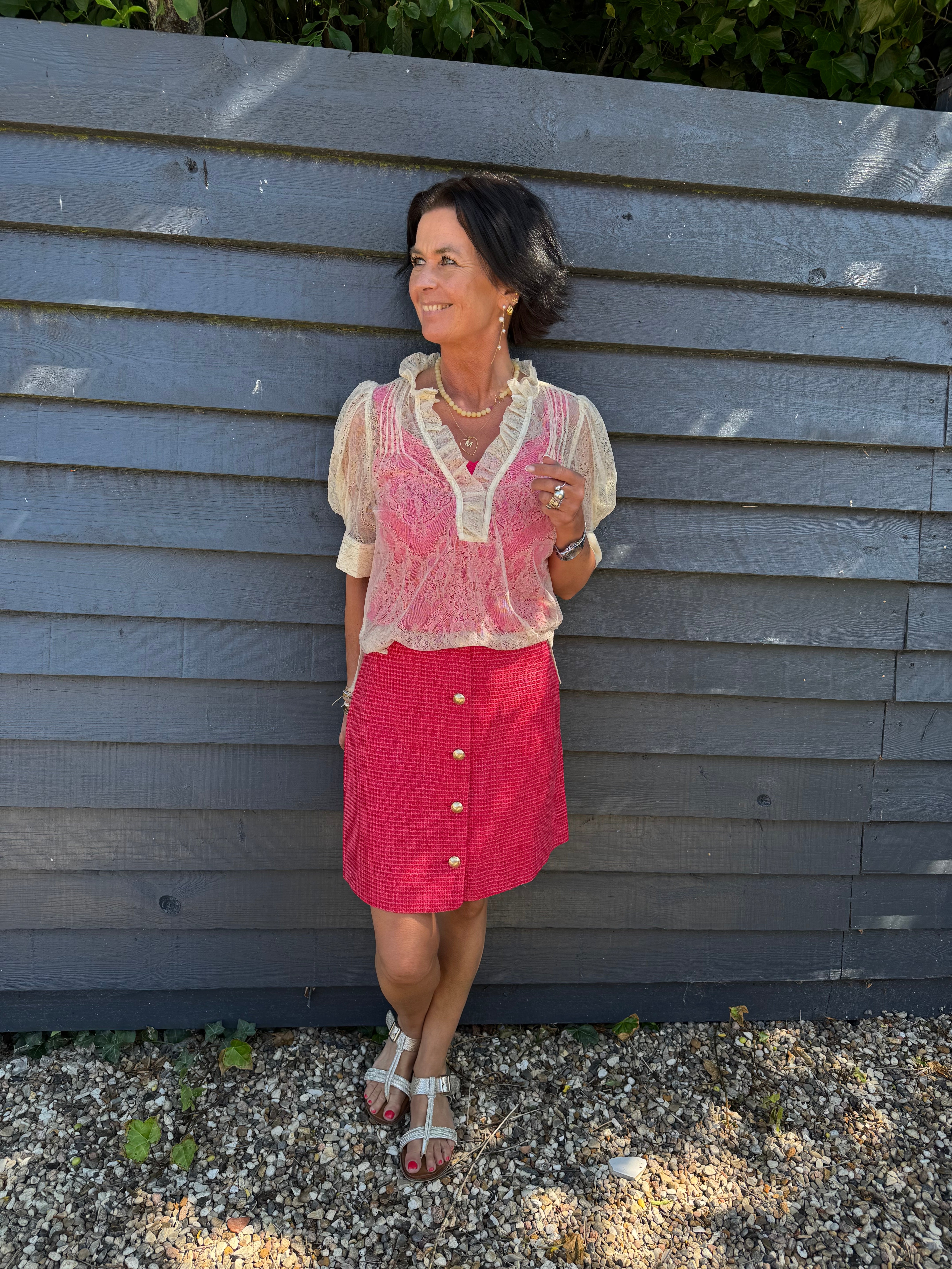 Gossia Bluse - AmarGO Gold Bluse i Creme Gold