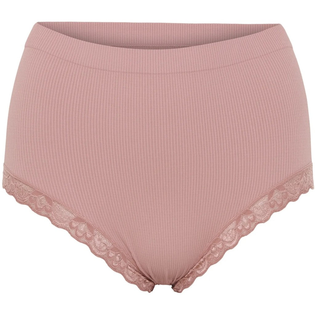 Tim & Simonsen Trusser - Feline Midi Rib Trusser i Rosa Antico