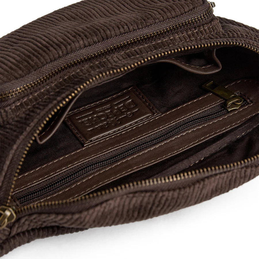 Depeche Bumbag - 16712 Fløjls Bumbag i Brown