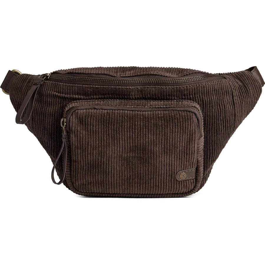 Depeche Bumbag - 16712 Fløjls Bumbag i Brown
