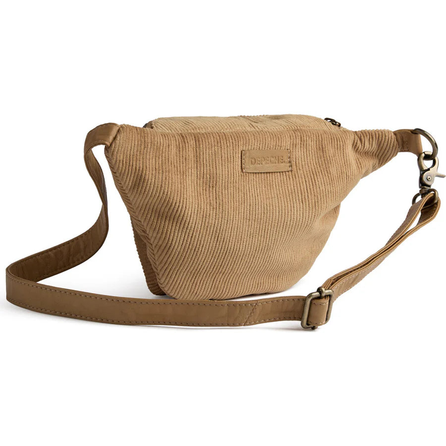 Depeche Bumbag - 16712 Fløjls Bumbag i Tan