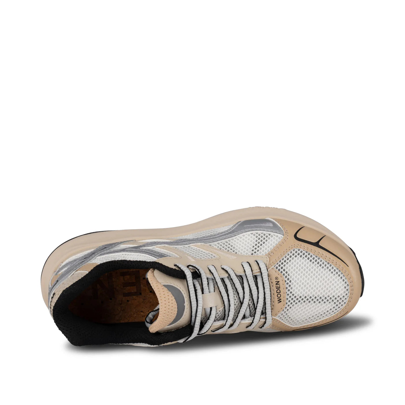Woden Sneaker - Freja Runner Sneaker i Coffee Creme