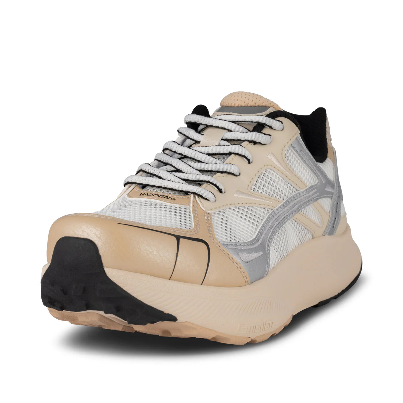 Woden Sneaker - Freja Runner Sneaker i Coffee Creme