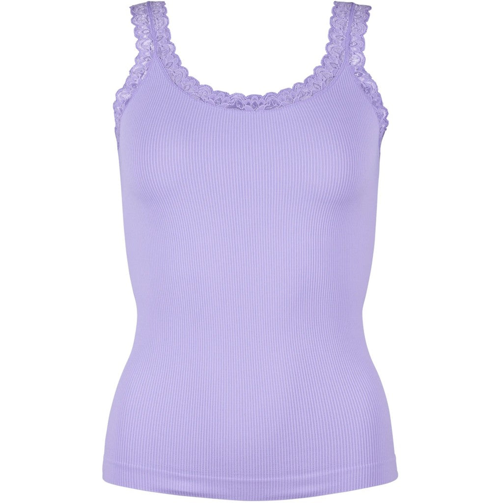 Tim & Simonsen Top - Frida Rib Top i Lavanda