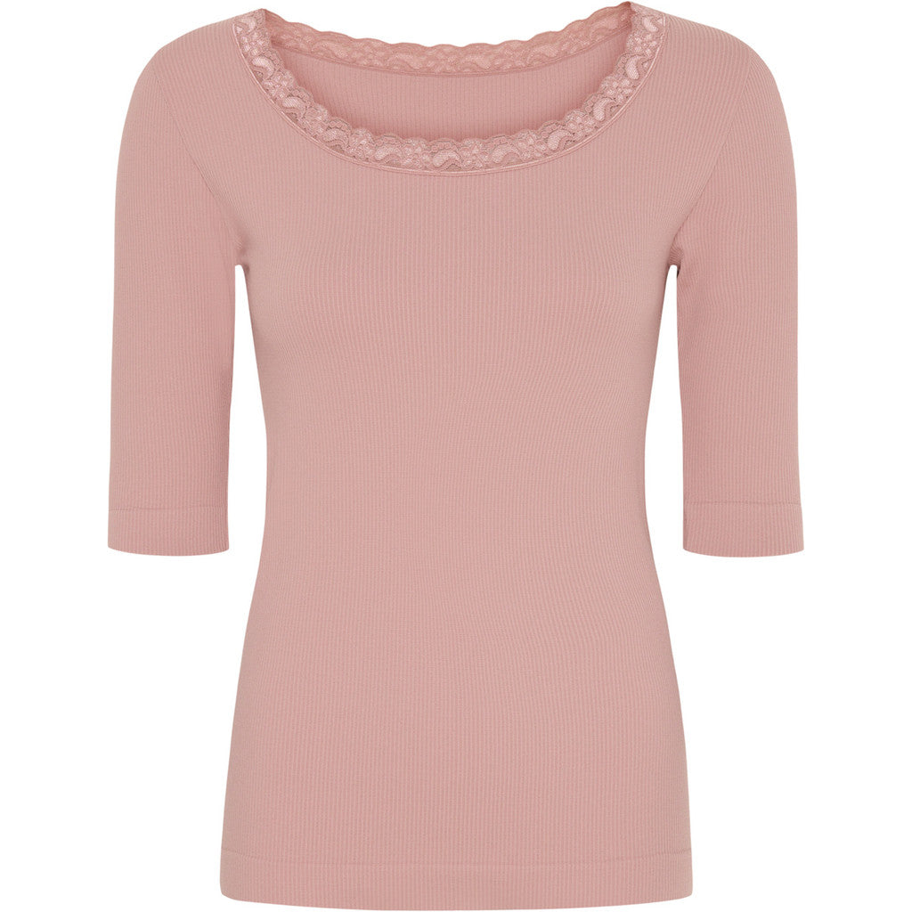 Tim & Simonsen Bluse - Frida SS Top i Antique Rosa