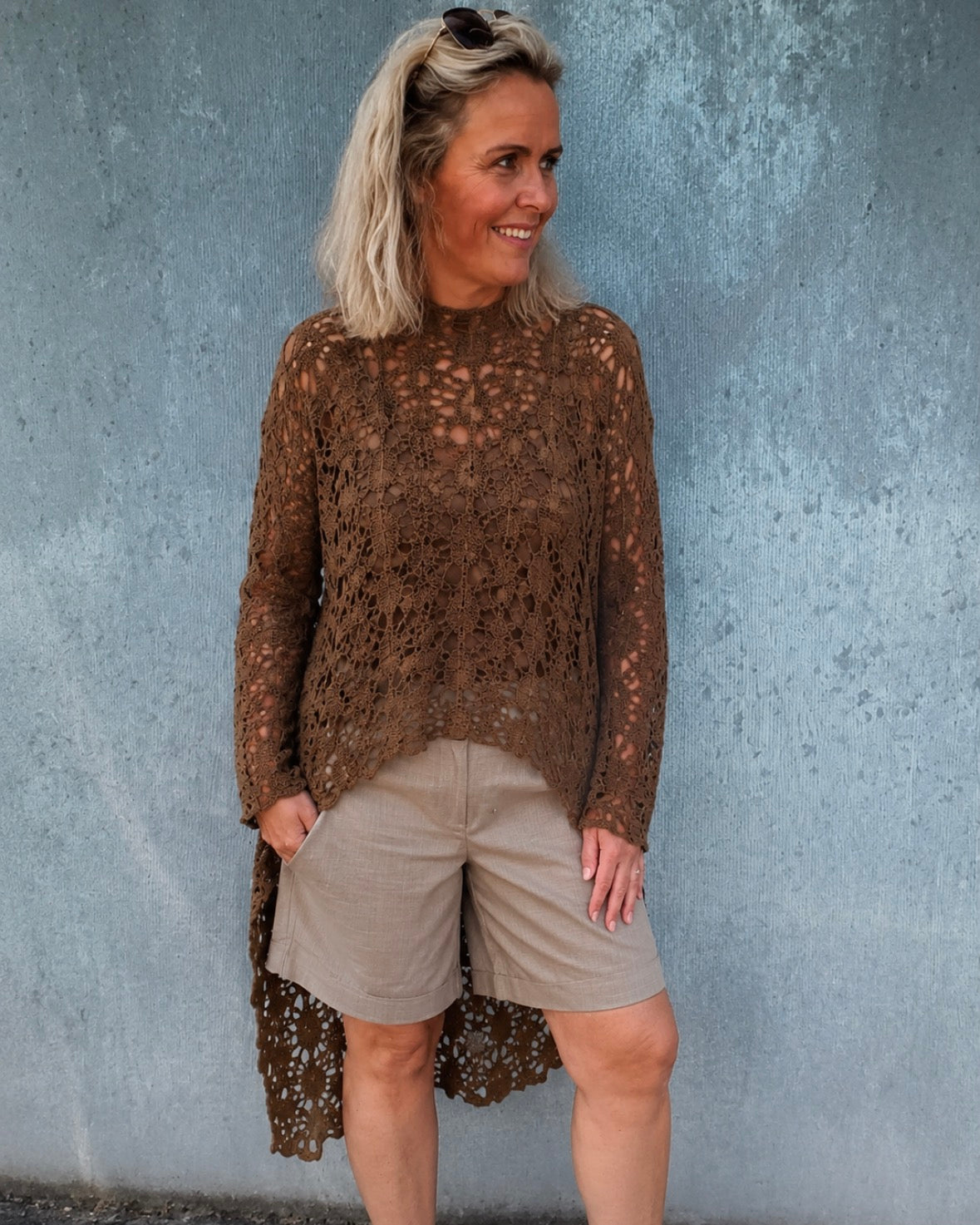 Tim & Simonsen Tunika - Fresa Lace Tunic i Brun
