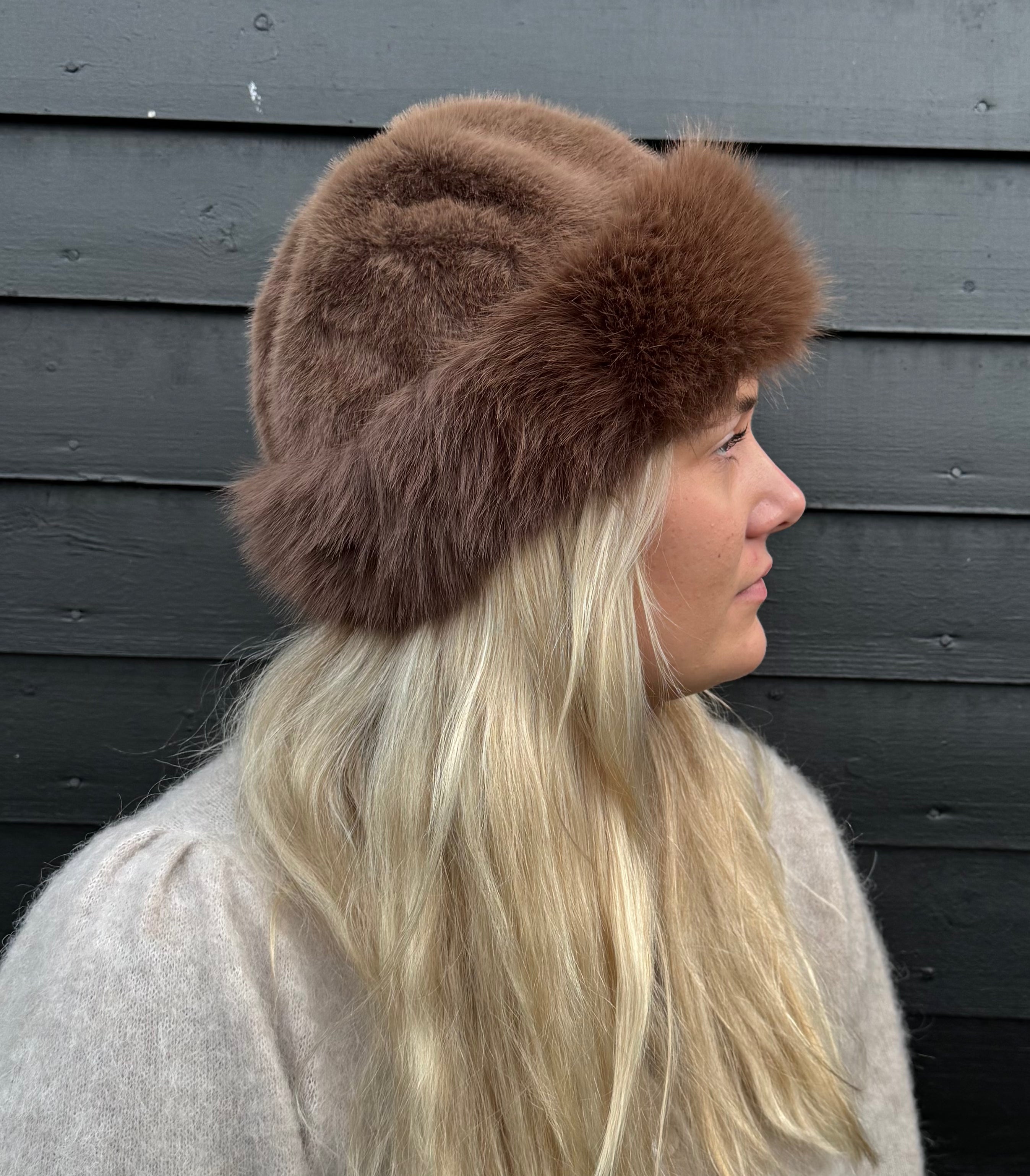Co´couture Hat - PenzaCC Faux Fur Hat i Brun