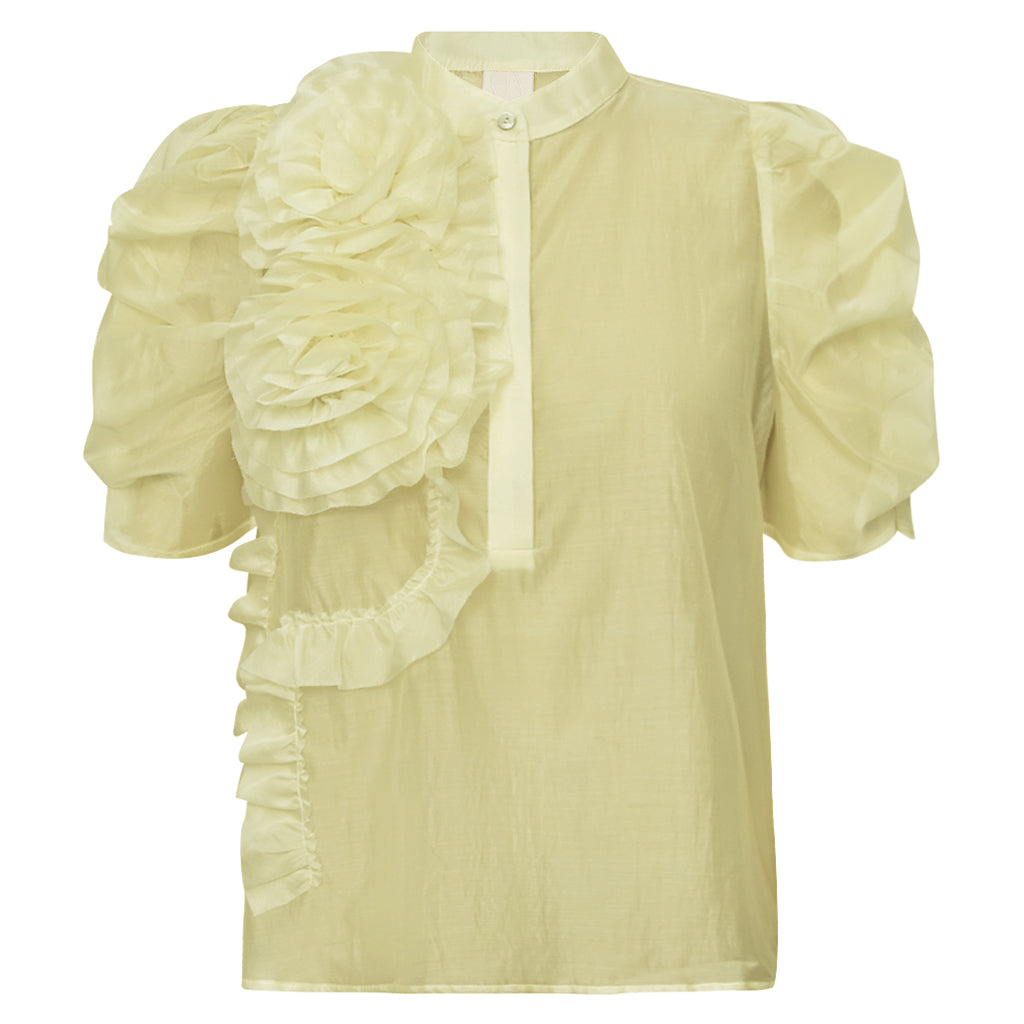 Gossia Bluse - AnnsofiGO Bluse i Dust Yellow