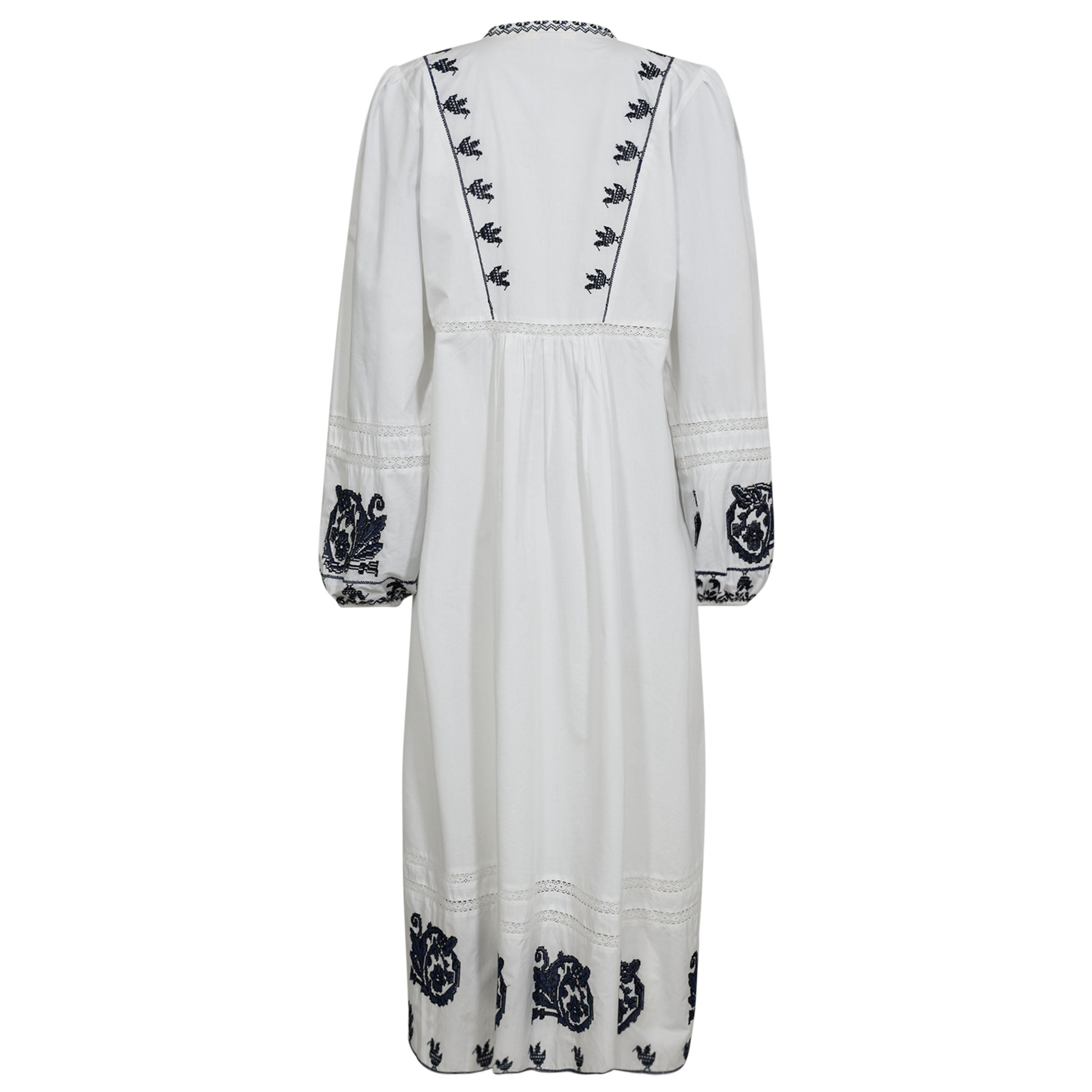 Gossia Kjole - AdelaGO kjole i Hvid-Blå