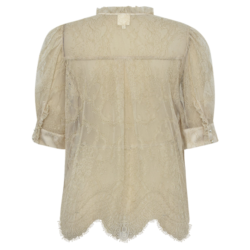 Gossia Bluse - AmarGO Gold Bluse i Creme Gold