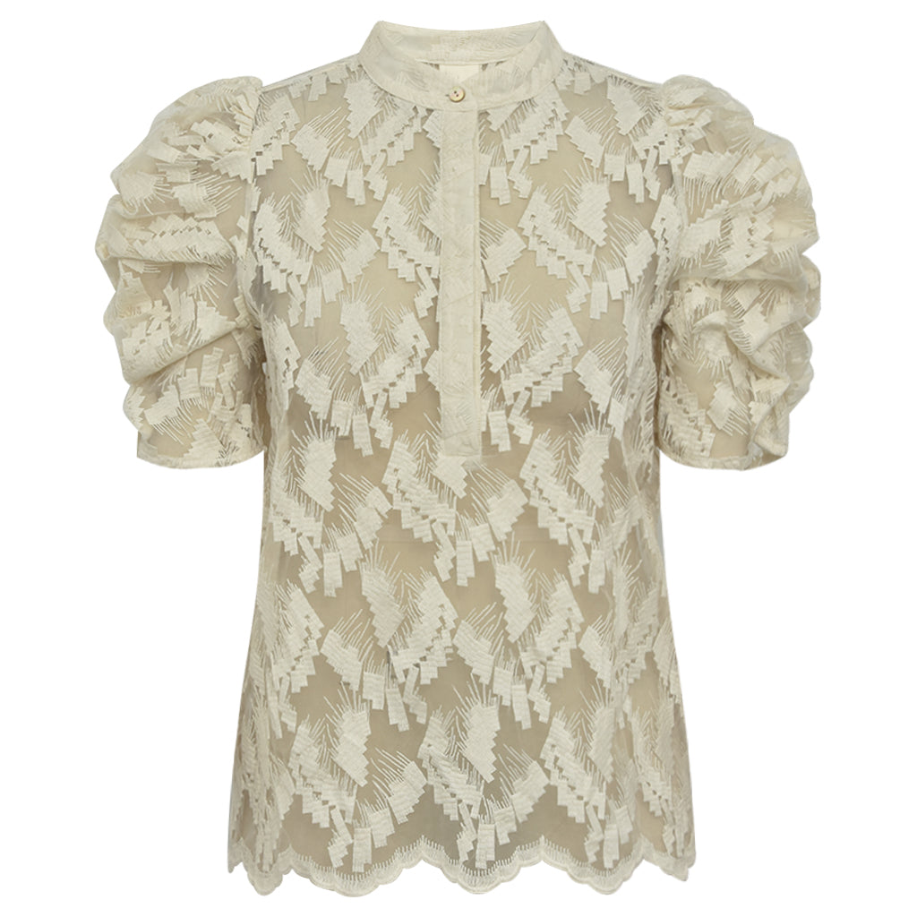Gossia Bluse - AnnGO Sofie Bluse i Creme