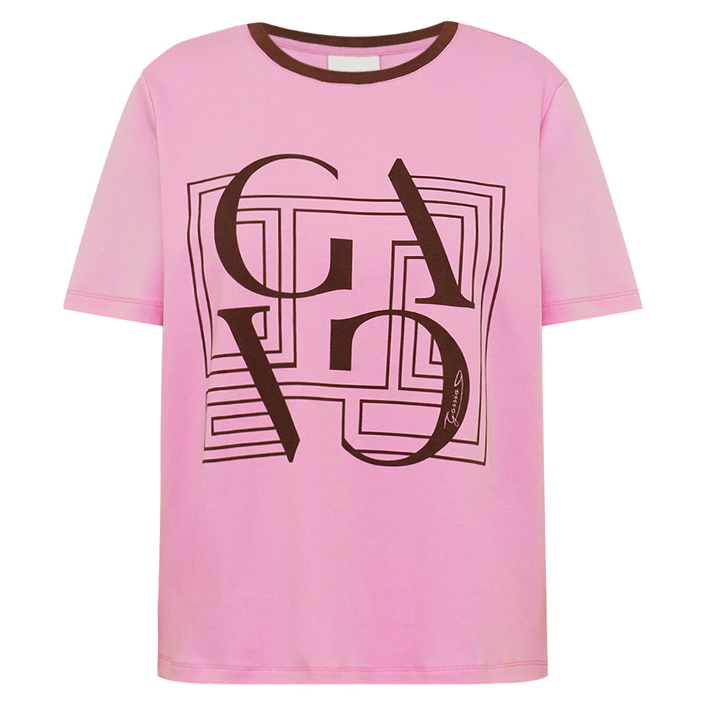 Gossia T-shirt - BasGO T-shirt i Bubblegum