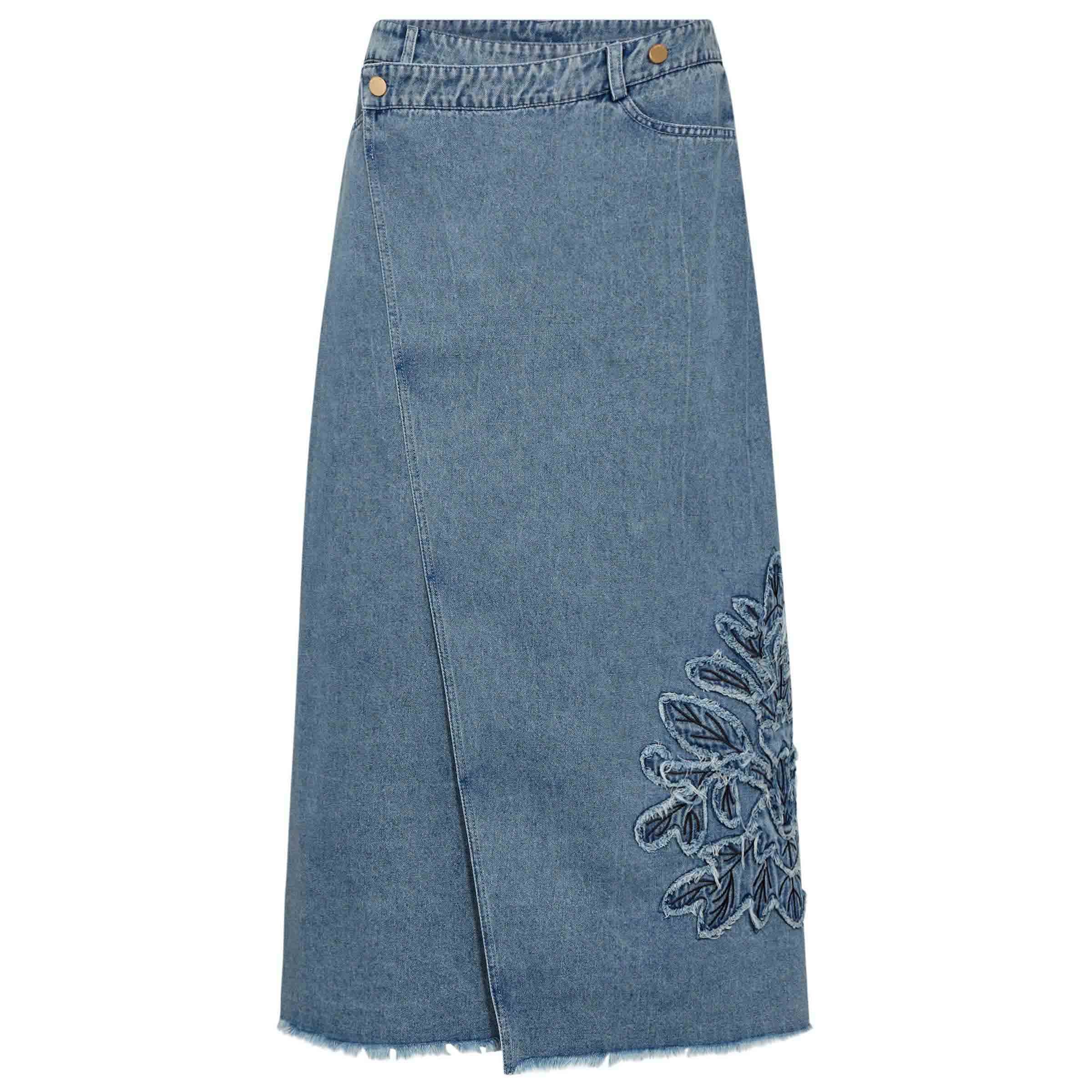 Gossia Nederdel - NukaGO Denim Nederdel i Denim Blue