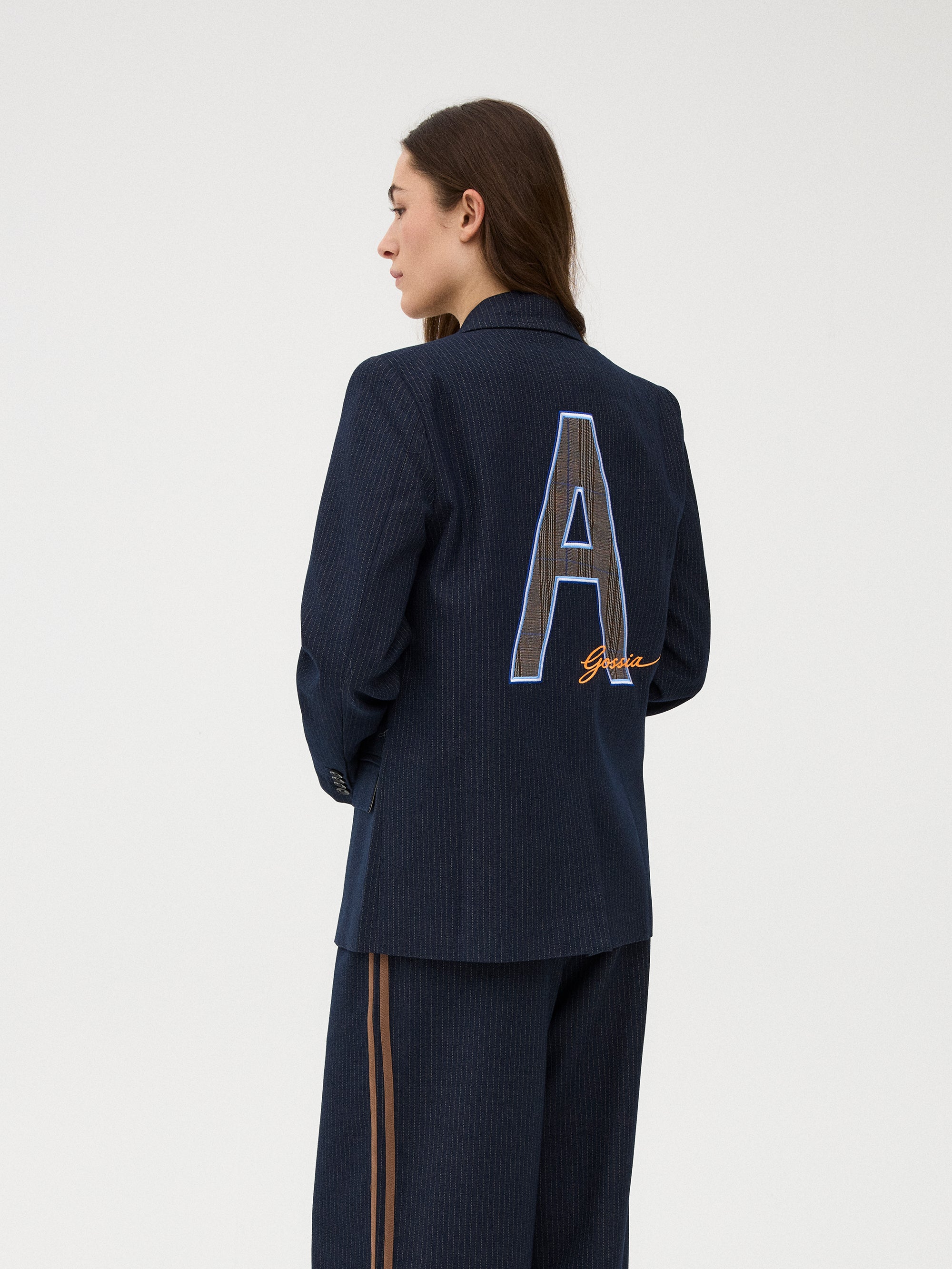 Gossia Blazer - BeatriceGO Jo Blazer i Navy Blue Stripes