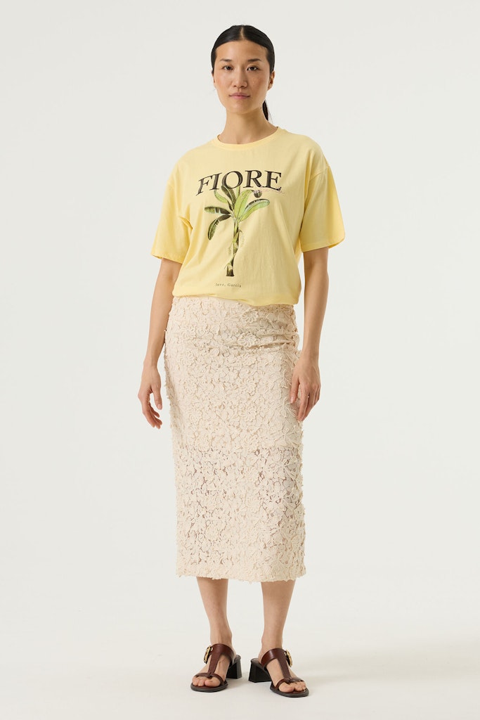 Garcia Nederdel - 260125 Broderi Anglaise Nederdel i Whitecap