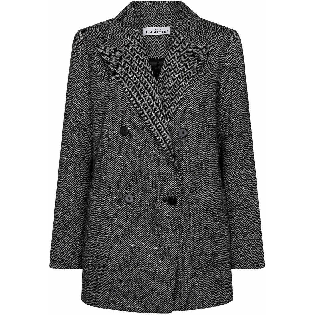Haute L´amitié Blazer - Herring Sequins Blazer i Sort