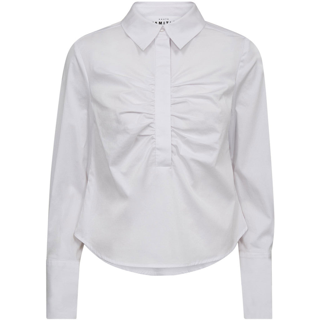 Haute L´amitié Skjorte - Pure Placket Skjorte i Hvid
