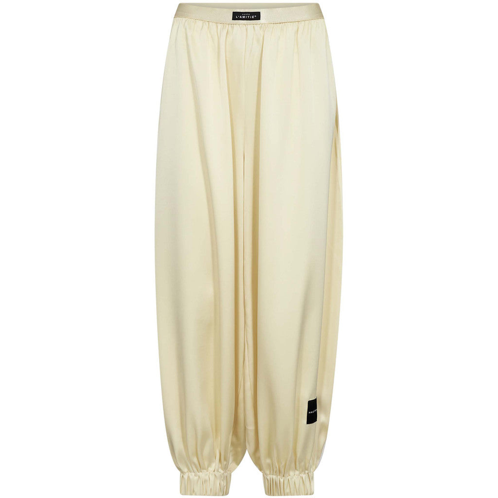 Haute L´amitié Bukser - Evita Crop Harems Bukser i Pale Yellow