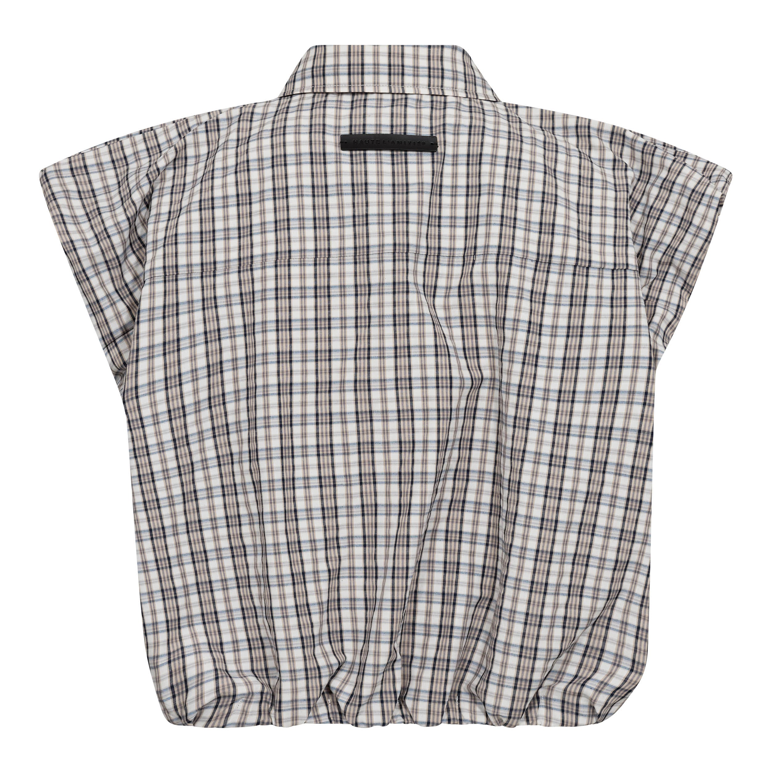 Haute L´amitié Skjorte - Dinnie NS Mini Check Skjorte i Off-White Beige