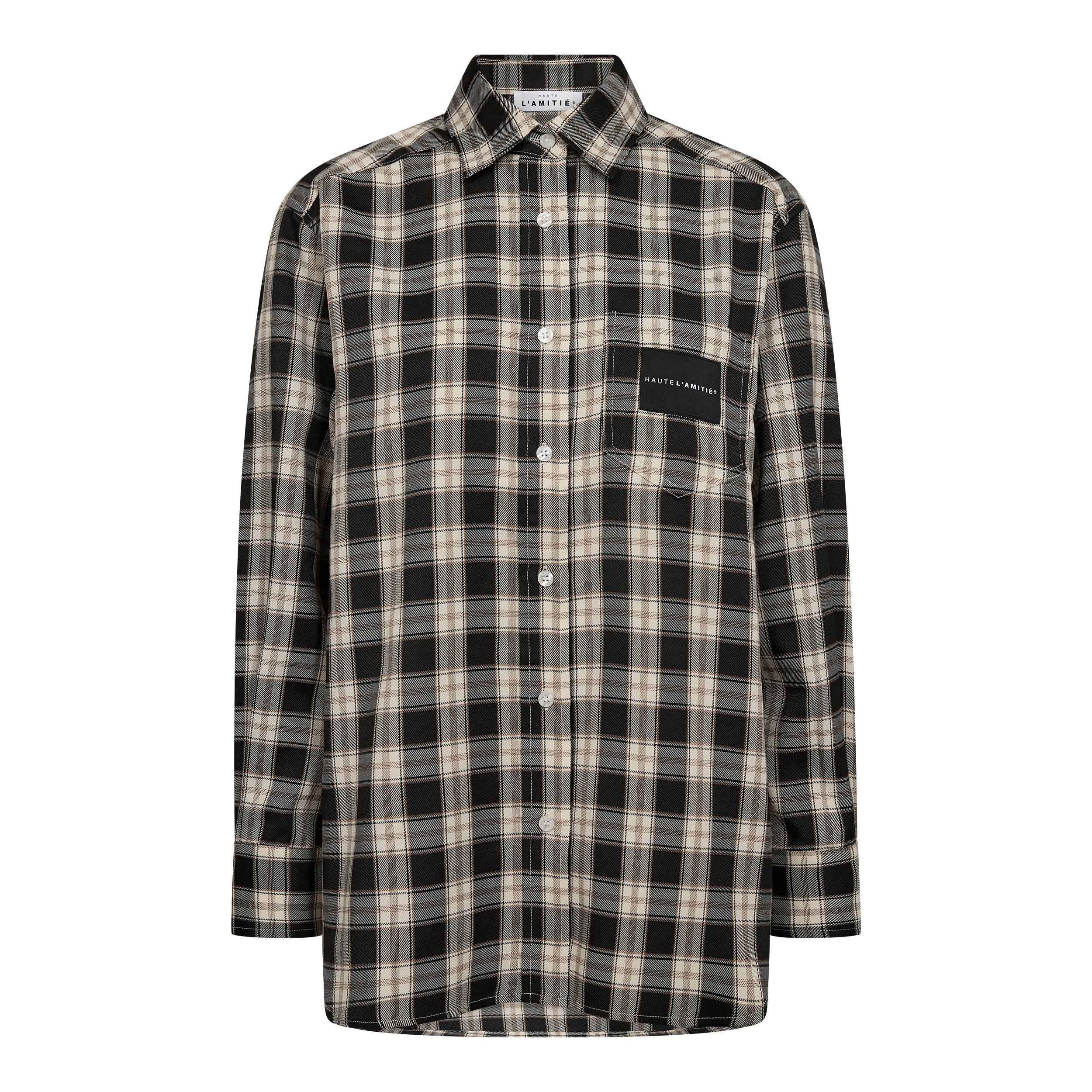 Haute L´amitié Skjorte - Early Haute Check Skjorte i Sort Check