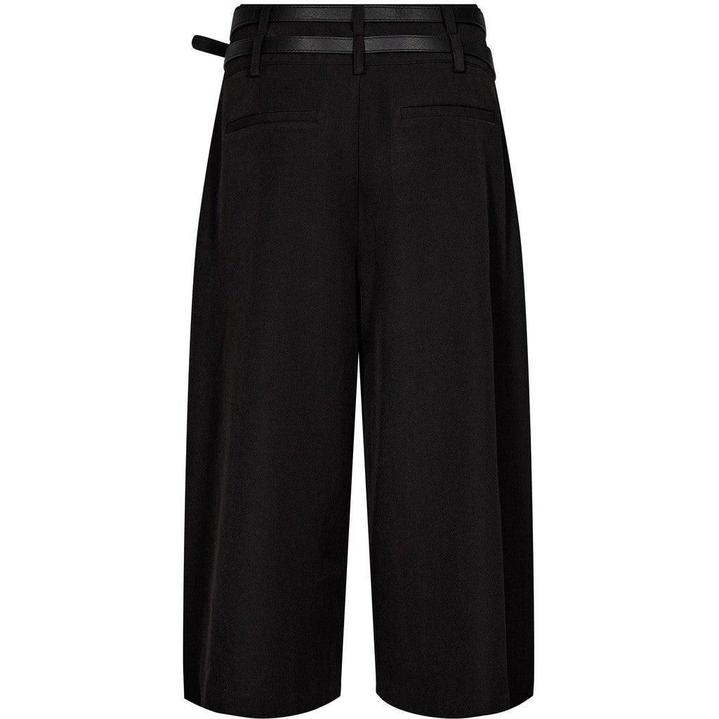 Haute L´amitié Shorts - Michelle Belt Bermuda Shorts i Sort