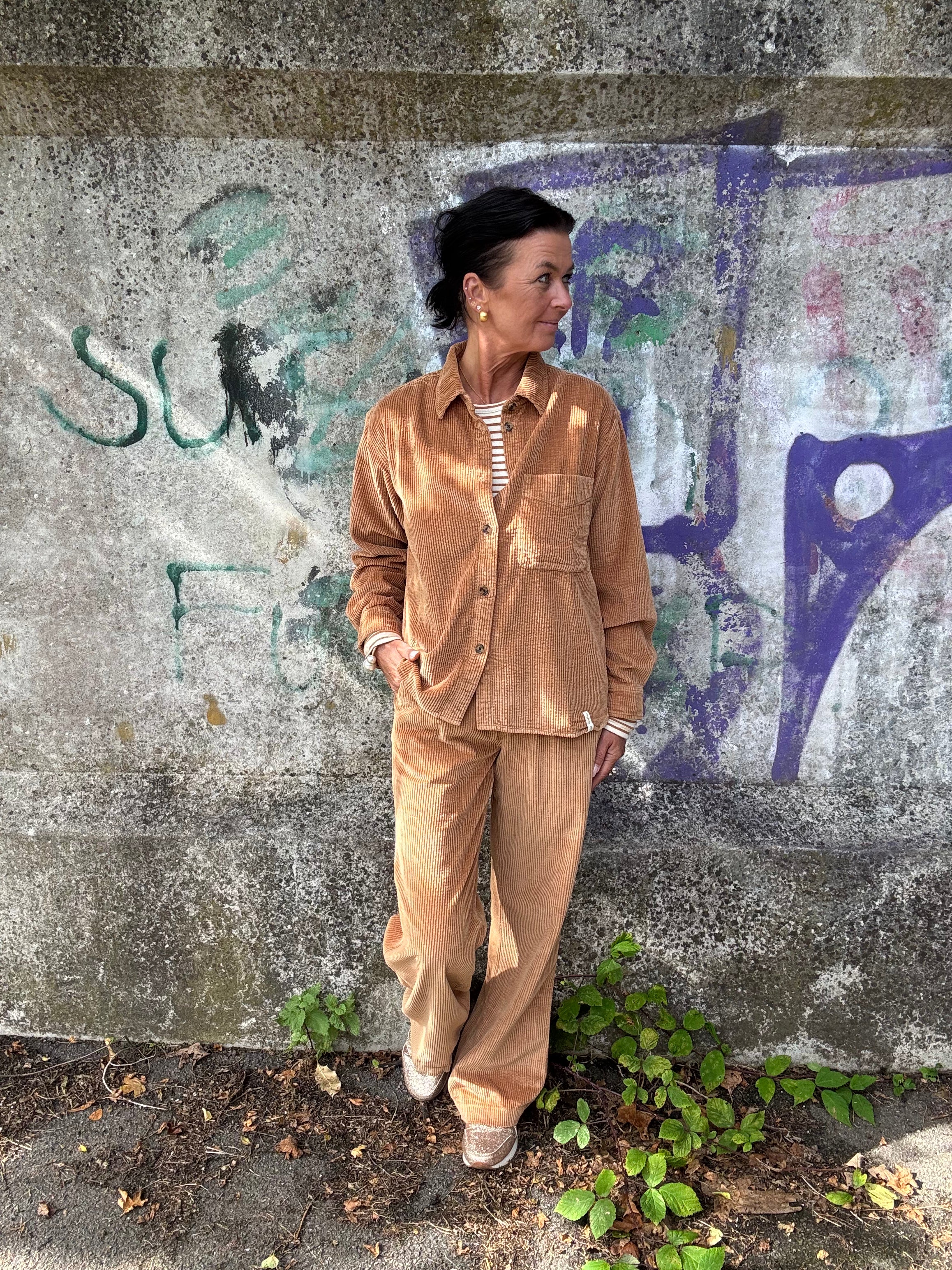 ESMÉ STUDIOS Skjorte - ESMaxia Boxy Skjorte i Chipmunk