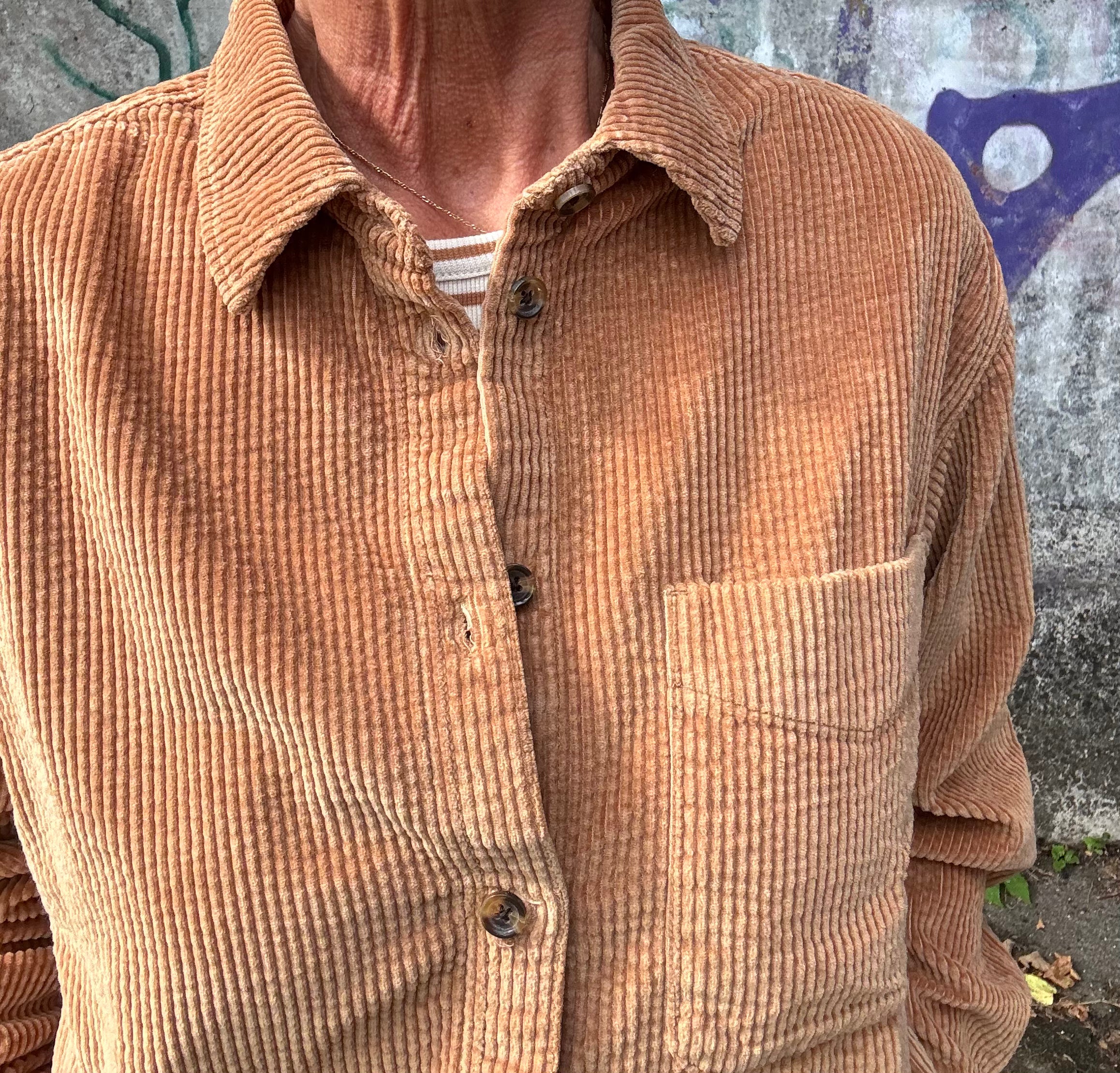 ESMÉ STUDIOS Skjorte - ESMaxia Boxy Skjorte i Chipmunk