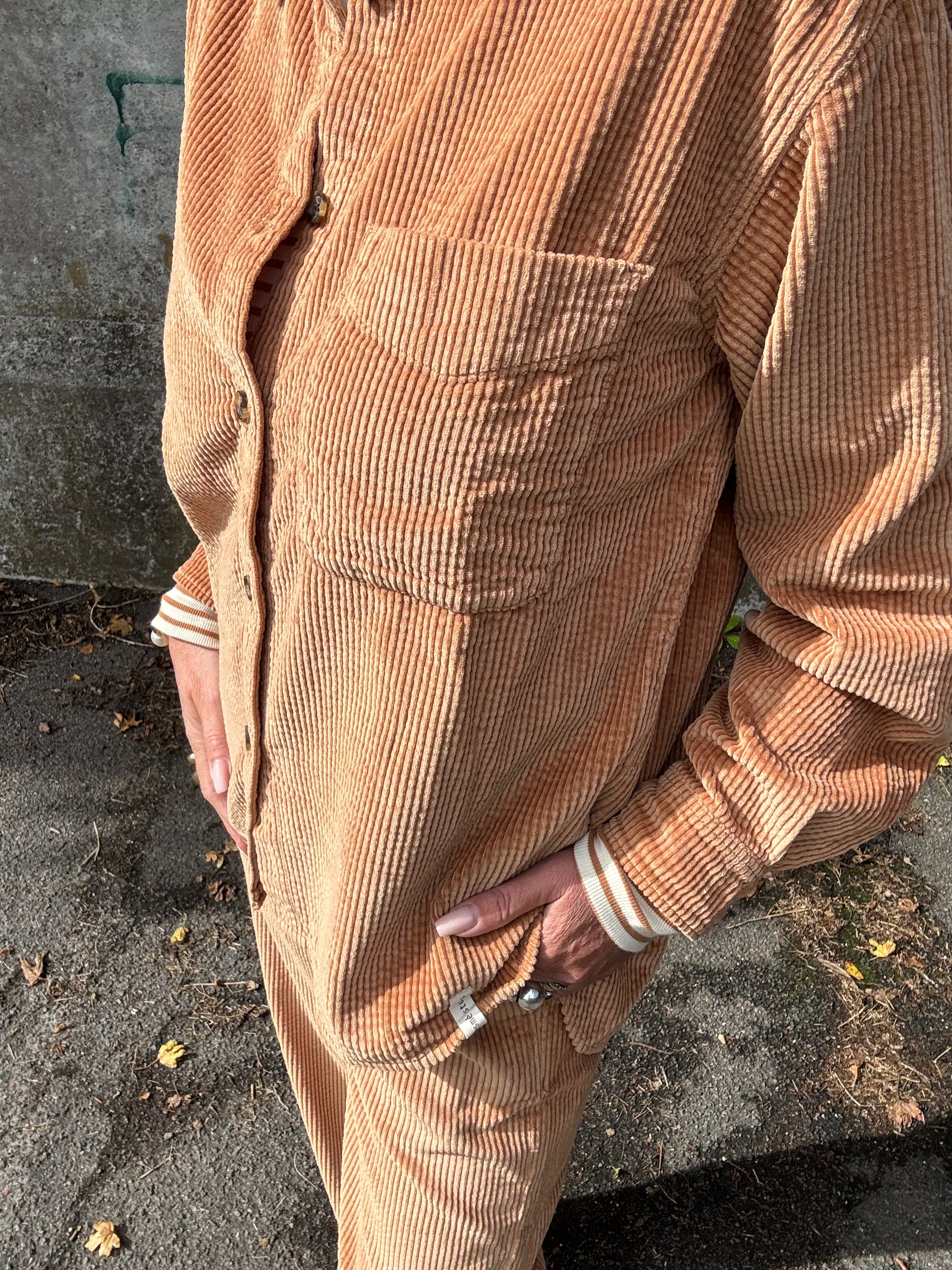 ESMÉ STUDIOS Skjorte - ESMaxia Boxy Skjorte i Chipmunk