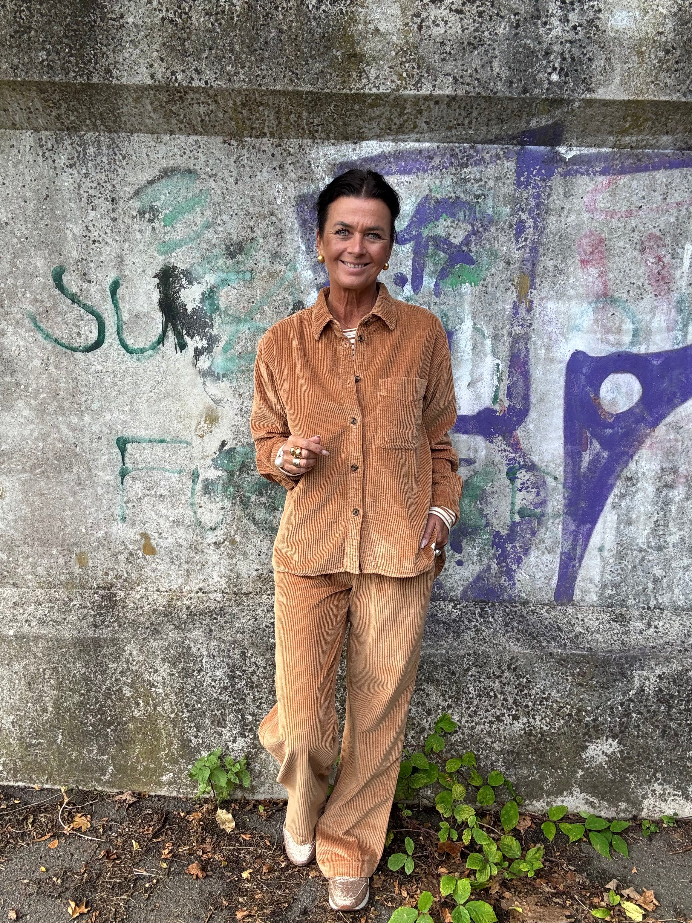 ESMÉ STUDIOS Skjorte - ESMaxia Boxy Skjorte i Chipmunk