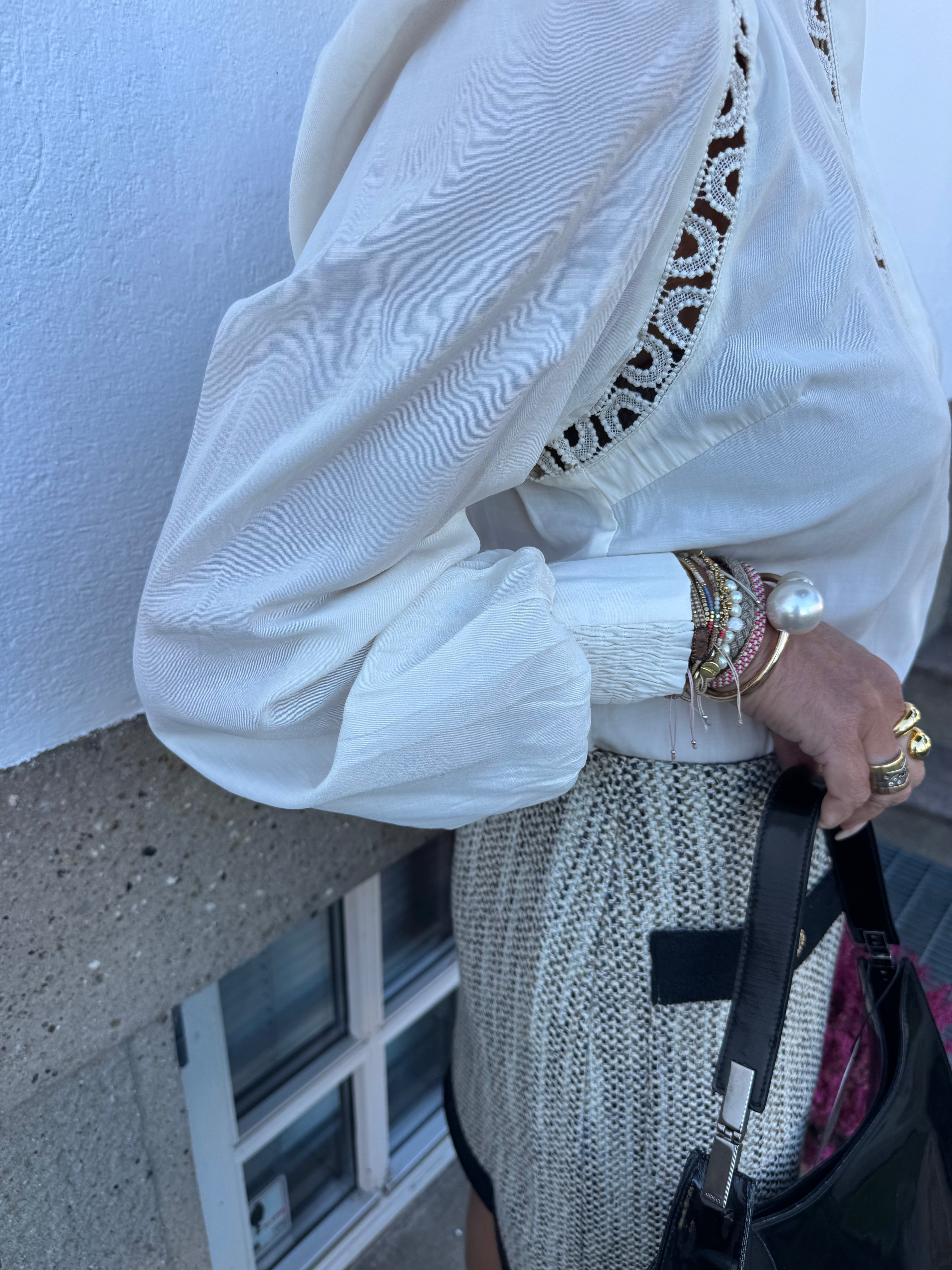 Co´Couture Skjorte - AilaCC Lace Skjorte i Off White
