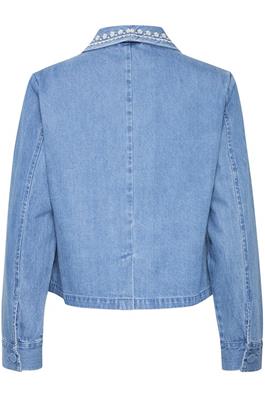 Atelier Rêve Jakke - IRTawny Jakke-Blazer i Light Denim Blue