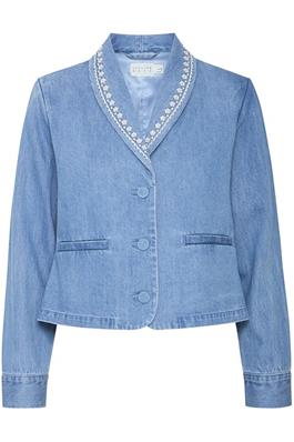 Atelier Rêve Jakke - IRTawny Jakke-Blazer i Light Denim Blue