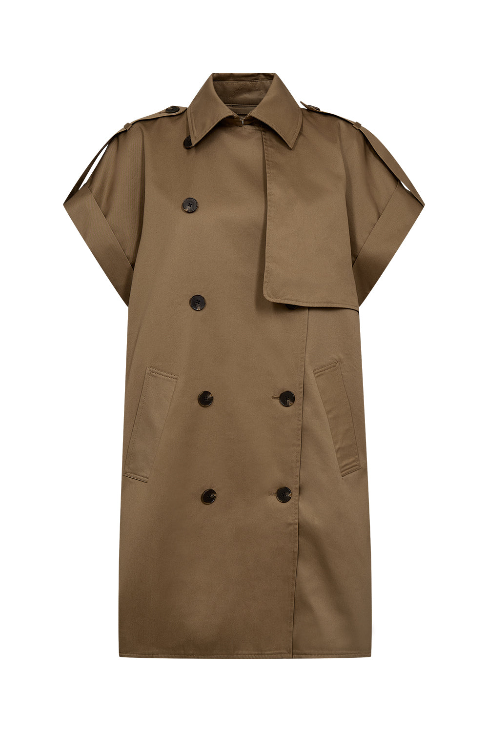 Pieszak Jakke - PD-Nico Trench Jakke i Lead Brown
