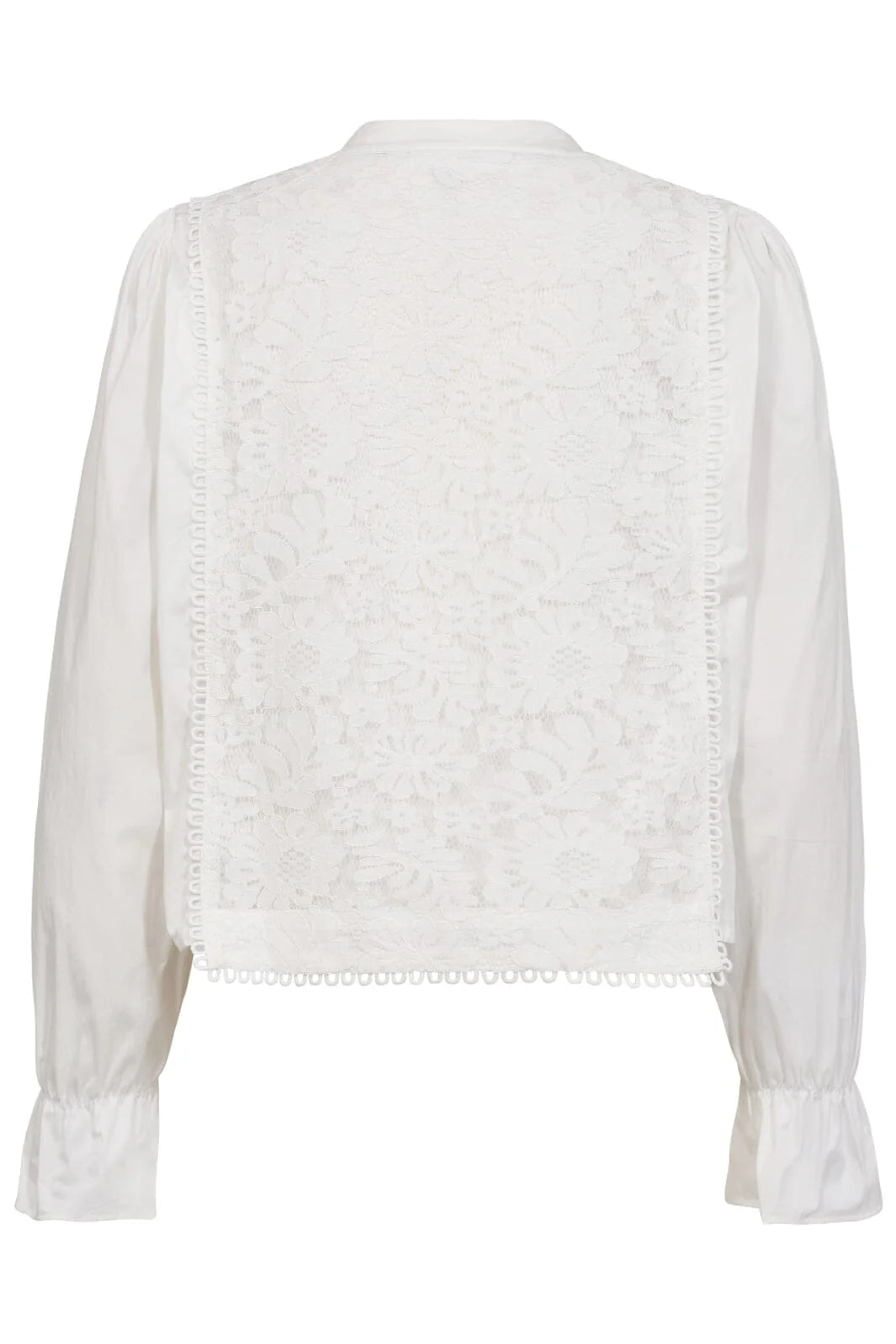Co´Couture Skjorte - KimmieCC Lace Mix Skjorte i Off White