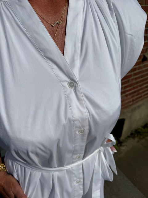 Coster Copenhagen Kjole - Kjole Med Brede Skuldre i Hvid