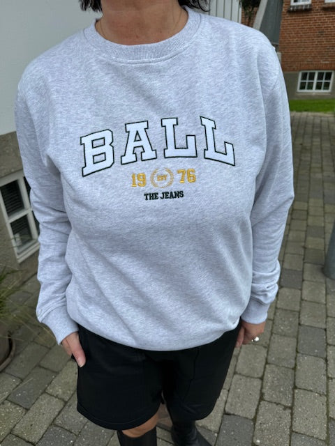 BALL ORIGINAL - L. Taylor Logo Sweat i White Melange