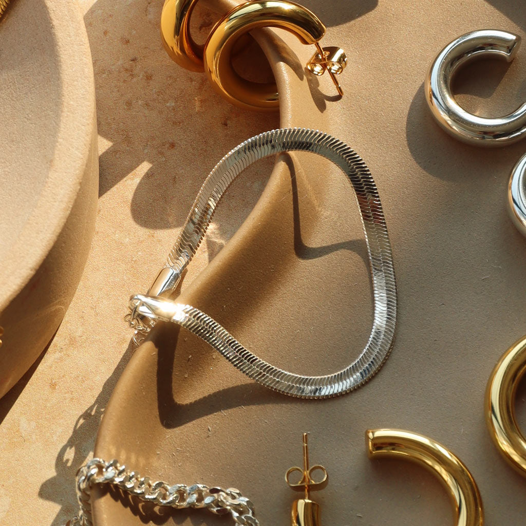 LULU Copenhagen Armbånd - Snake Armbånd i Sølv