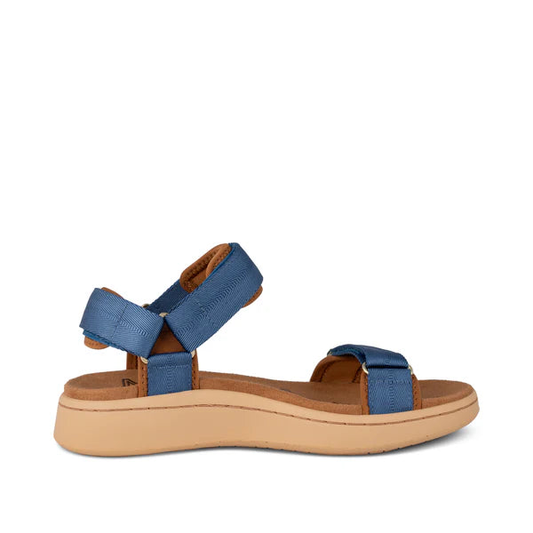 Woden Sandal - Line Sandal i Cobolt Blue