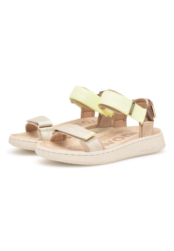 Woden Sandal - Line Sandal i Wax Multi