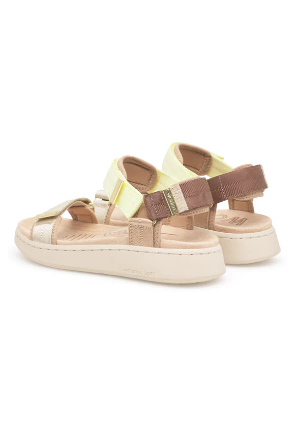 Woden Sandal - Line Sandal i Wax Multi