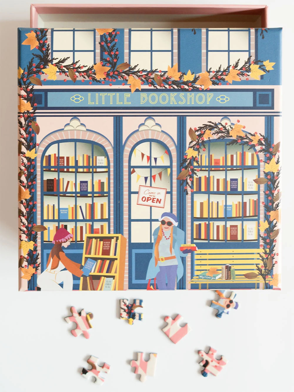 Visse Vasse Puslespil - Little Bookshop Puslespil 150 Brikker